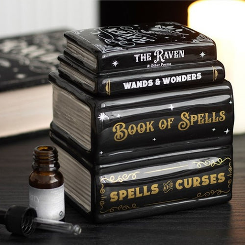 Book of Spells oil burner and wax warmer
